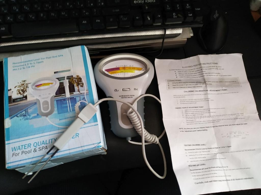 Chloor en pH-meter voor zwembad, Ophalen of Verzenden, Nieuw, Reinigingsmiddel