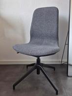 Ikea Långfjäll bureaustoel donkergrijs met zwart onderstel, Huis en Inrichting, Bureaustoelen, Ophalen, Zo goed als nieuw, Grijs