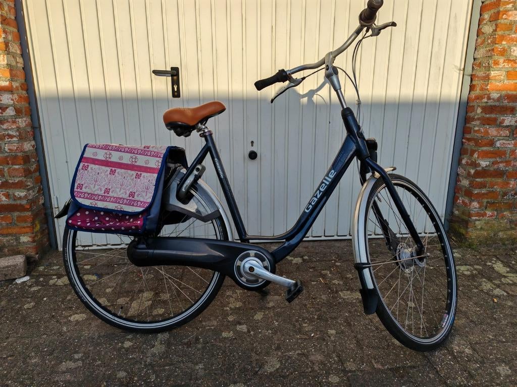 Gazelle Orange Pure damesfiets met fietstassen, Fietsen en Brommers, Ophalen, Gebruikt, Gazelle, Versnellingen