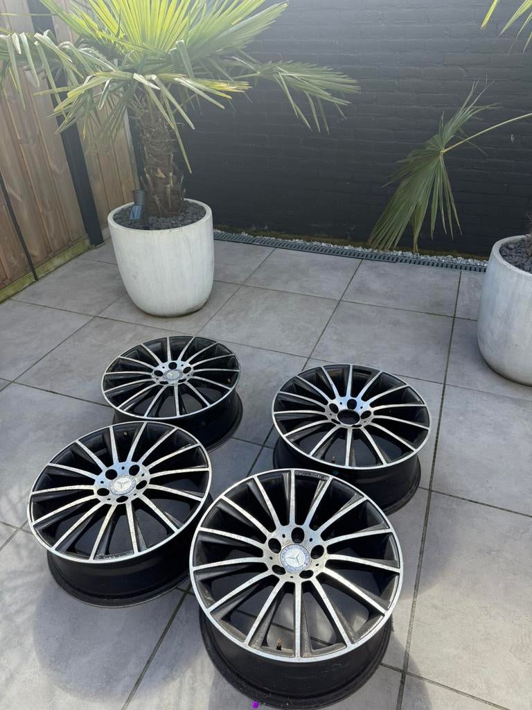 Mercedes velgen 19 inch C klasse, Auto diversen, Wieldoppen, Ophalen of Verzenden, Zo goed als nieuw