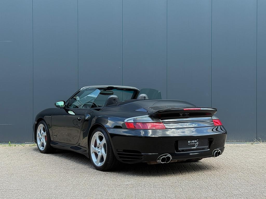 Porsche 911 Cabrio 3.6 Turbo, 420PK Bose, PSM, PCM, Memory,, Auto's, Achterwielaandrijving, Gebruikt, Zwart, Cabriolet