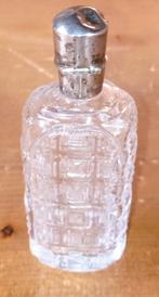 Parfumflesje met zilveren dopje en stopje, Ophalen of Verzenden