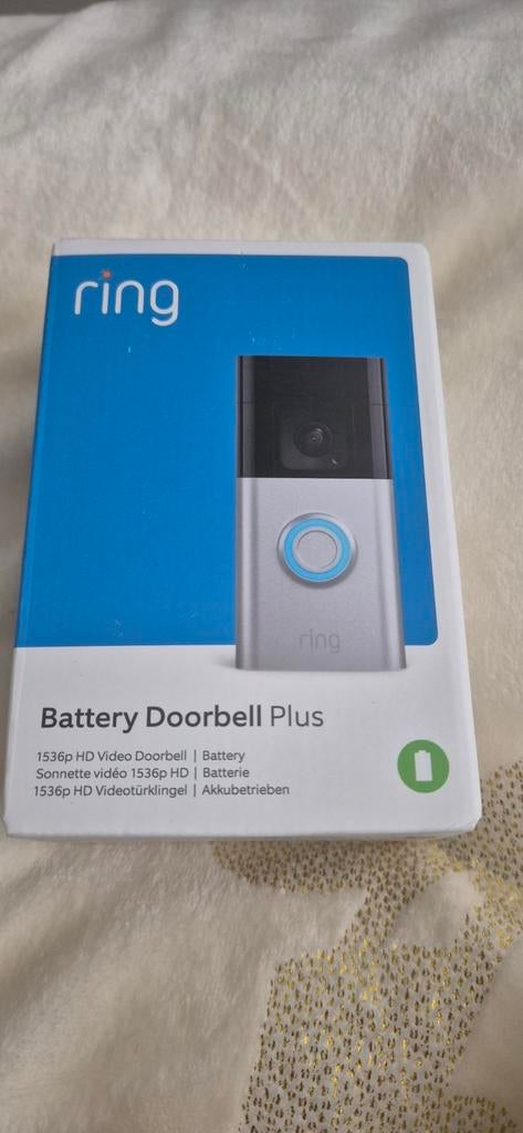Ring Battery Doorbell Plus - Nieuw in doos, Huis en Inrichting, Deurbellen, Ophalen of Verzenden, Bewegingsdetectiesensor, Nieuw