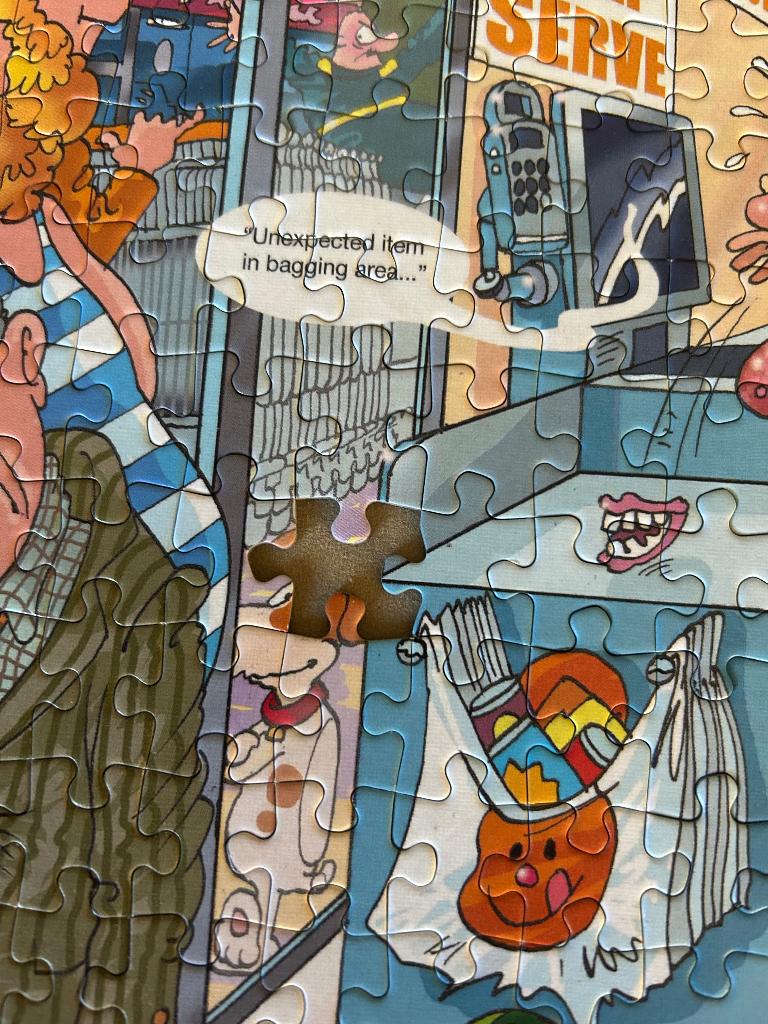 Wasgij puzzel 950 stukjes, Ophalen, 500 t/m 1500 stukjes, Gebruikt, Legpuzzel