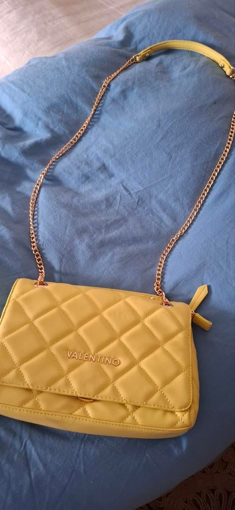 Nieuwe gave Valentino tas geel leer, Sieraden, Tassen en Uiterlijk, Ophalen of Verzenden, Nieuw, Geel, Schoudertasje