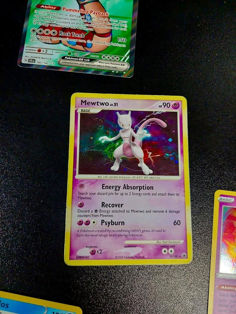 Mewtwo Lv.51, Hobby en Vrije tijd, Verzamelkaartspellen | Pokémon, Zo goed als nieuw, Losse kaart, Ophalen of Verzenden