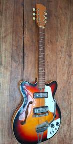 Teisco Del Ray EP-8T Sunburst Gitaar, Ophalen of Verzenden, Gebruikt, Semi-solid body, Overige merken