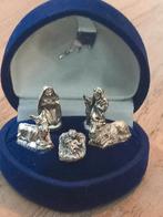 Mini Kerststal in blauw doosje., Ophalen of Verzenden