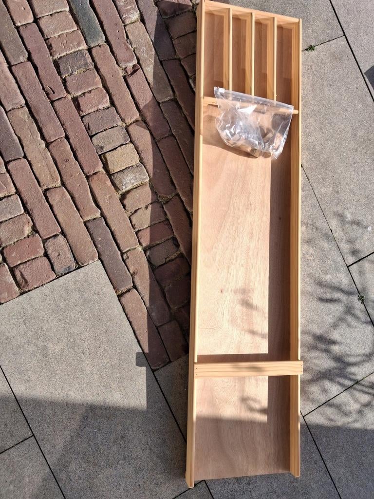 Mini sjoelbak met stenen., Kinderen en Baby's, Speelgoed | Houten speelgoed, Ophalen, Zo goed als nieuw