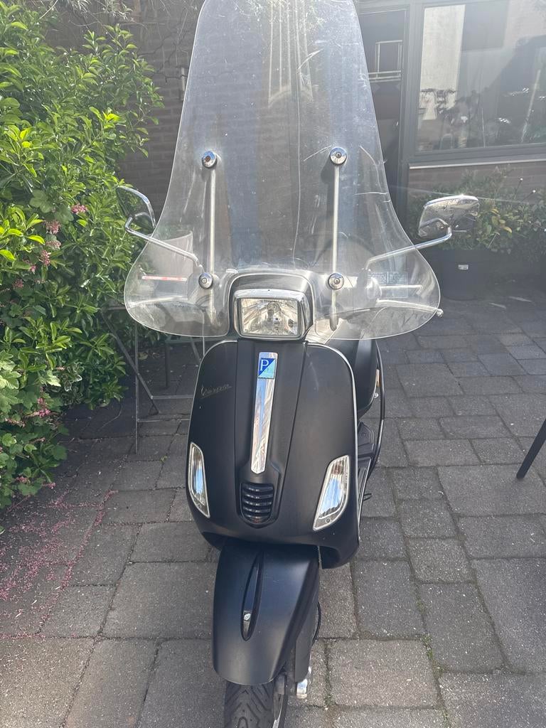 Vespa S Mat Zwart - Goed Onderhouden Scooter, Gebruikt, Maximaal 45 km/u, Vespa S, Ophalen of Verzenden