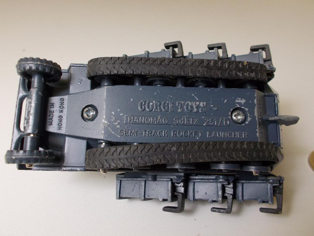 1978 Corgi Toys 907 GERMAN SEMI TRACK ROCKET LAUNCHER (C), Ophalen of Verzenden, Gebruikt, Bus of Vrachtwagen, Corgi