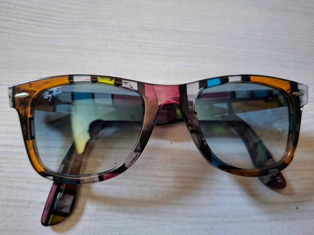 Ray-ban wayfarer zonnebril, Ophalen of Verzenden, Zo goed als nieuw, Zwart, Ray-Ban