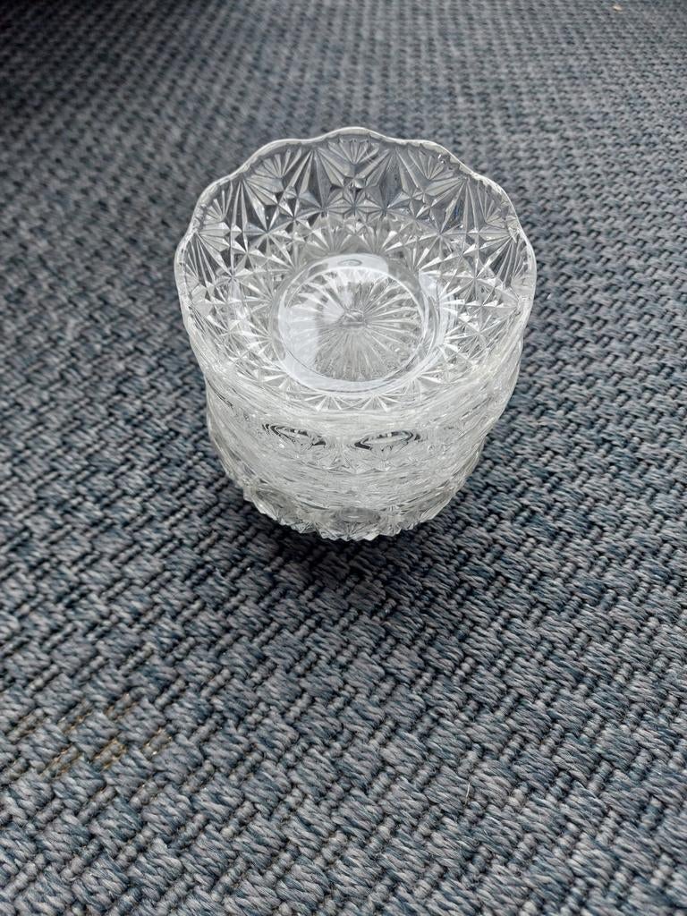 Glazen schaaltjes, Huis en Inrichting, Ophalen, Glas, Overige stijlen, Schaal of Schalen