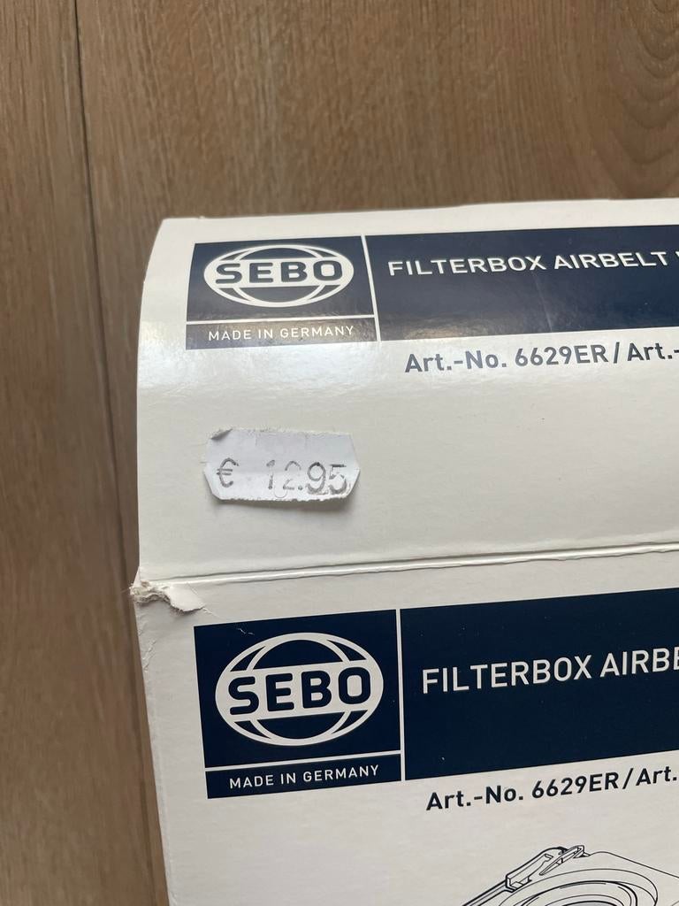 SEBO FILTERBOX AIRBELT K - 8 Ultra-Bag Filterzakken, Witgoed en Apparatuur, Stofzuigers, Ophalen, Nieuw