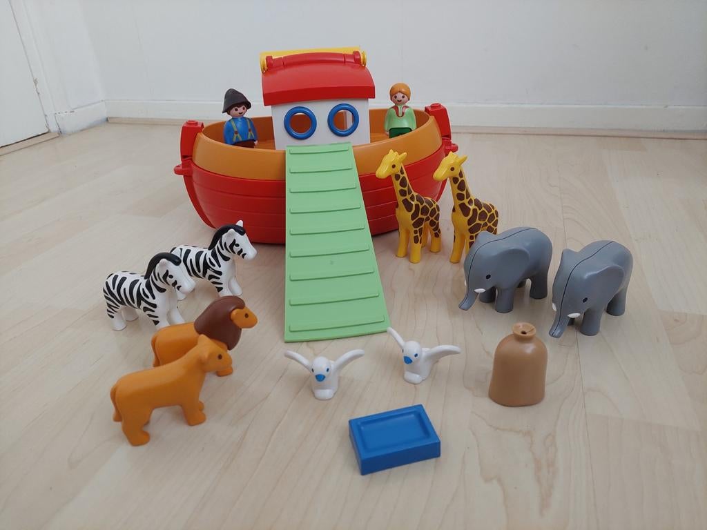 playmobil123, Ark van Noach, complete set, Kinderen en Baby's, Speelgoed | Playmobil, Ophalen of Verzenden, Gebruikt, Complete set