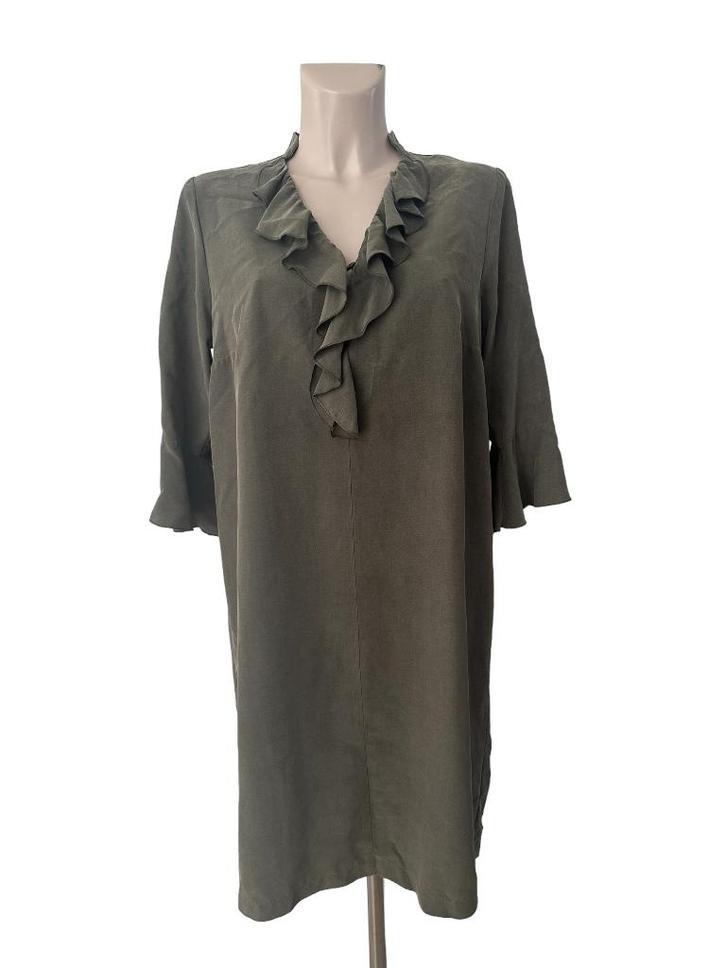 Summum jurk L, Kleding | Dames, Jurken, Zo goed als nieuw, Groen, Onder de knie, Ophalen of Verzenden