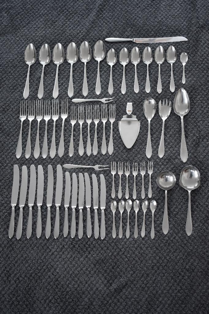 Gero Zilmeta Puntfilet nr 718 bestek voor 6 personen, Ophalen of Verzenden