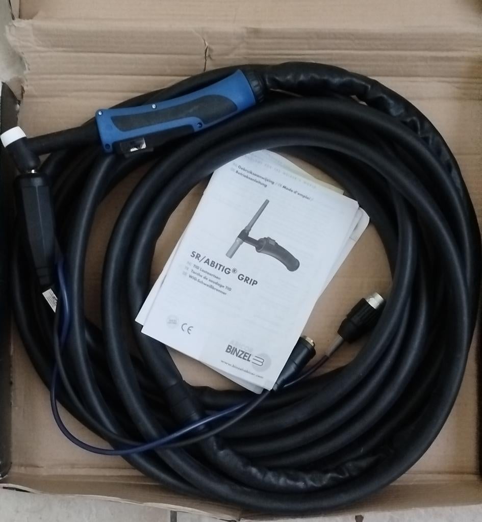 Binzel tig toorts 8m, Doe-het-zelf en Verbouw, Ophalen of Verzenden, Nieuw, 250 ampère of meer, Tig