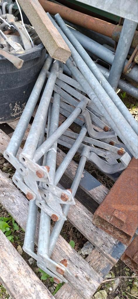 4x Stempelstatief Stempels Steunen, Doe-het-zelf en Verbouw, Steigers, Ophalen, Gebruikt, Overige typen, Minder dan 2 meter