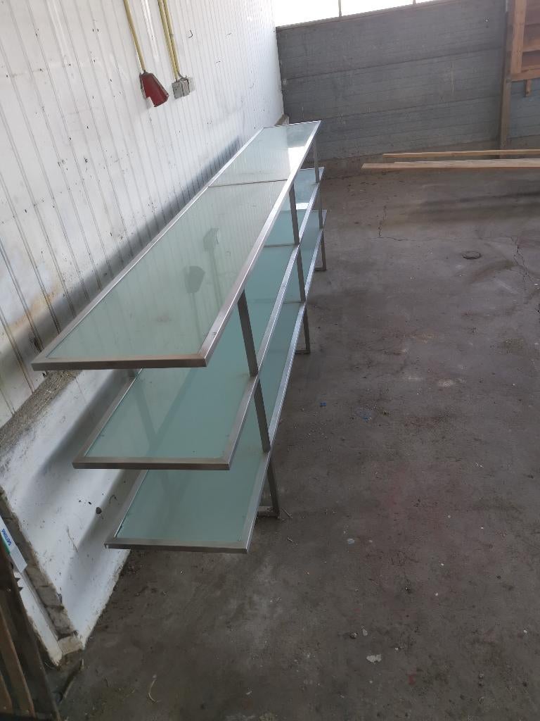 RVS stelling, Ophalen, Gebruikt