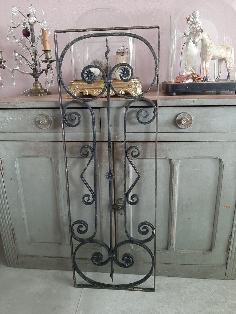 OUD  ...  ORIGINEEL   ...  FRANS  ...  IJZEREN REK, Huis en Inrichting, Woonaccessoires | Wijnrekken, Ophalen, Metaal, Minder dan 50 cm