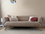 2,5 zits bank Cappuccino velvet (Homestock), Ophalen, Gebruikt, Driepersoons, 75 tot 100 cm