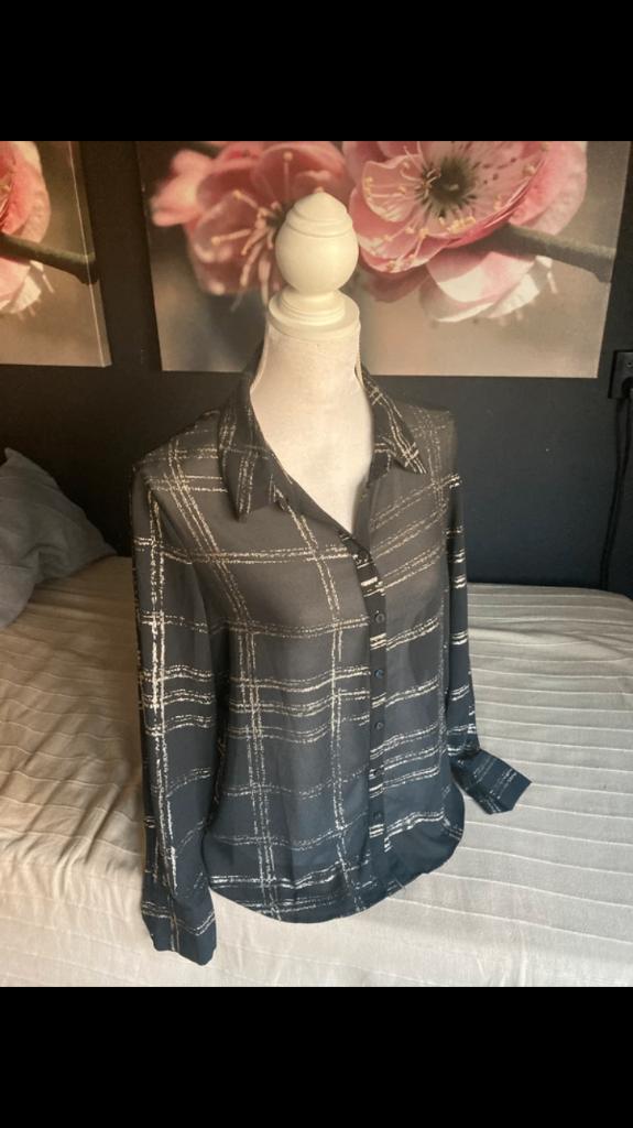 damesblouse van Mint & Berry, Kleding | Dames, Blouses en Tunieken, Gedragen, Maat 38/40 (M), Zwart, Ophalen of Verzenden