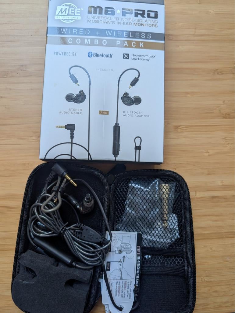 MEE Audio M6 Pro wireless, Ophalen of Verzenden, Zo goed als nieuw, Overige merken, Bluetooth