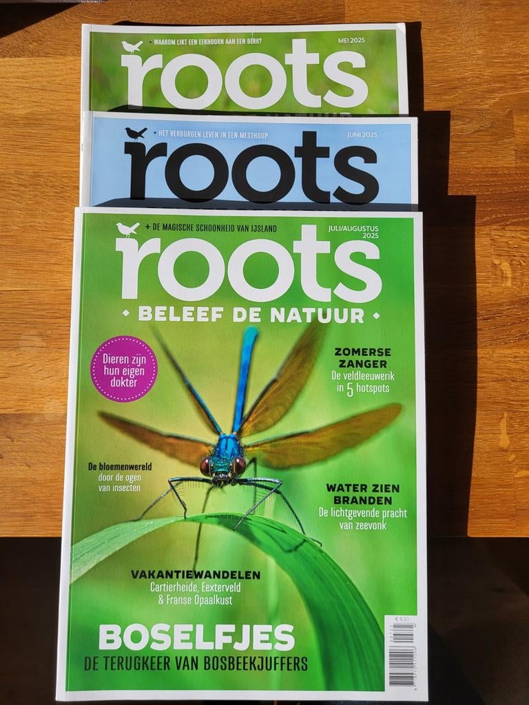 Roots magazines 3 nummers 2025, Boeken, Tijdschriften en Kranten, Ophalen of Verzenden, Zo goed als nieuw