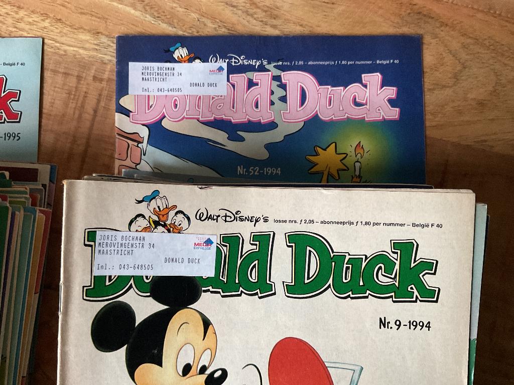 Donald Duck nr. 9-1994 t/m 25-1996, Boeken, Strips | Comics, Complete serie of reeks, Walt Disney, Europa, Ophalen