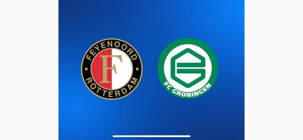2 tickets Feyenoord - FC Groningen lange zijde. Goed lezen!, Losse kaart, Twee personen