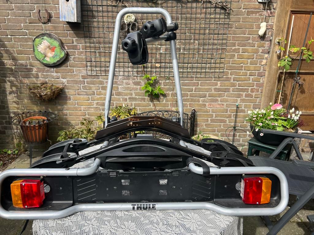 Thule fietsendrager, Auto diversen, Fietsendragers, Ophalen of Verzenden, Gebruikt, Trekhaakdrager, Elektrische fiets