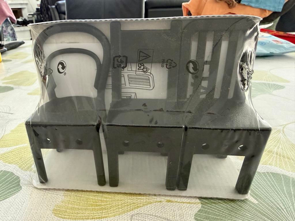 IKEA FJANTIG Wandhaken – Set van 3 Stoeltjes (Nieuw), Kunststof, Wandhaken, Nieuw, Ophalen of Verzenden