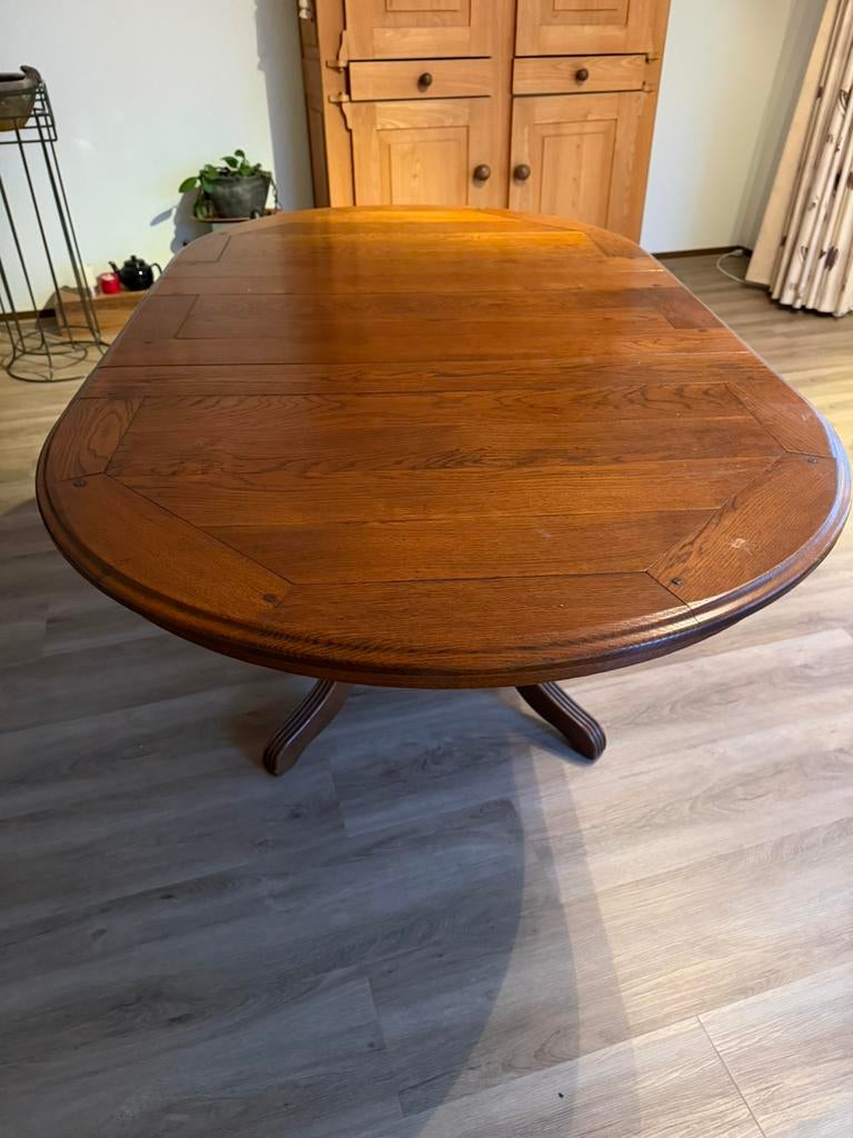 Wegens verhuizing zware kwaliteit tafel, Ophalen, Gebruikt, 200 cm of meer, 50 tot 100 cm