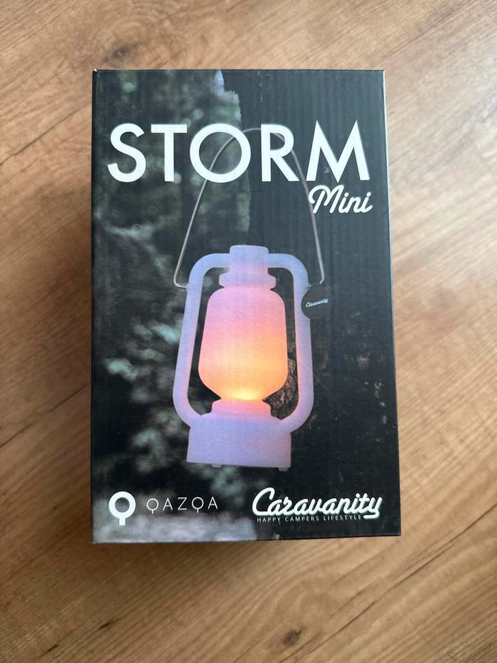 QAZQA Storm Mini lantaarn, Caravans en Kamperen, Zaklampen, Nieuw, Batterij, Ophalen