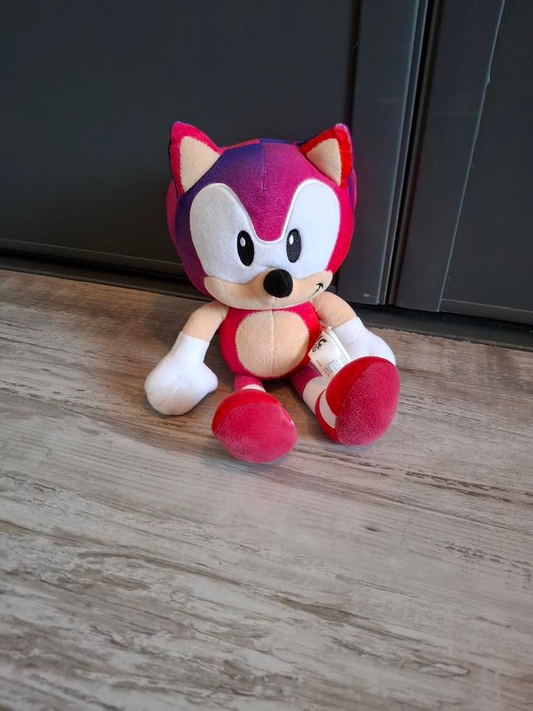 Knuffel - sonic, Kinderen en Baby's, Speelgoed | Knuffels en Pluche, Ophalen of Verzenden, Zo goed als nieuw, Overige typen