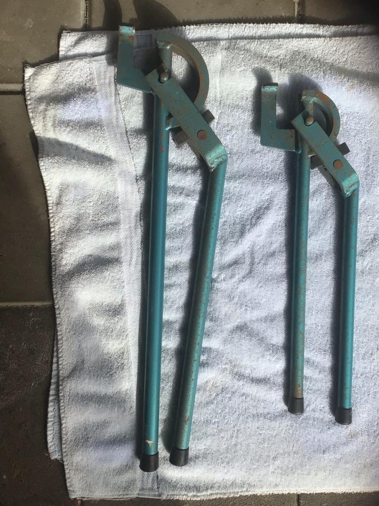 Zware buigijzers 12 en 15 mm, Doe-het-zelf en Verbouw, Ophalen, Gebruikt