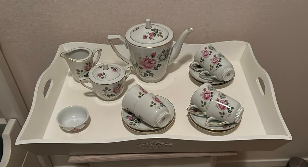 Prachtig oud servies, Antiek en Kunst, Antiek | Servies compleet, Ophalen of Verzenden