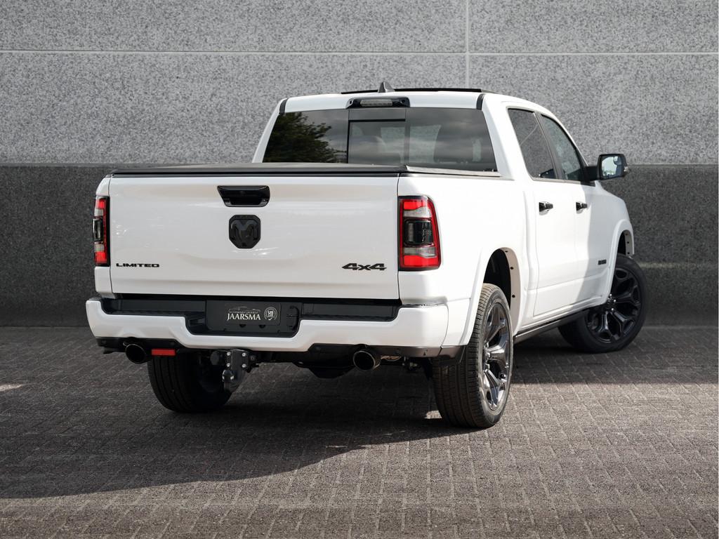 Dodge Ram 1500 5.7 V8 4x4 Crew Cab Limited Night |Digitaal D, Auto's, Automaat, 2460 kg, Wit, Leder