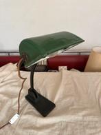 Bankerslamp,1910-30, Art Deco,Bureaulamp, Gebruikt, Ophalen of Verzenden, Metaal, Minder dan 50 cm