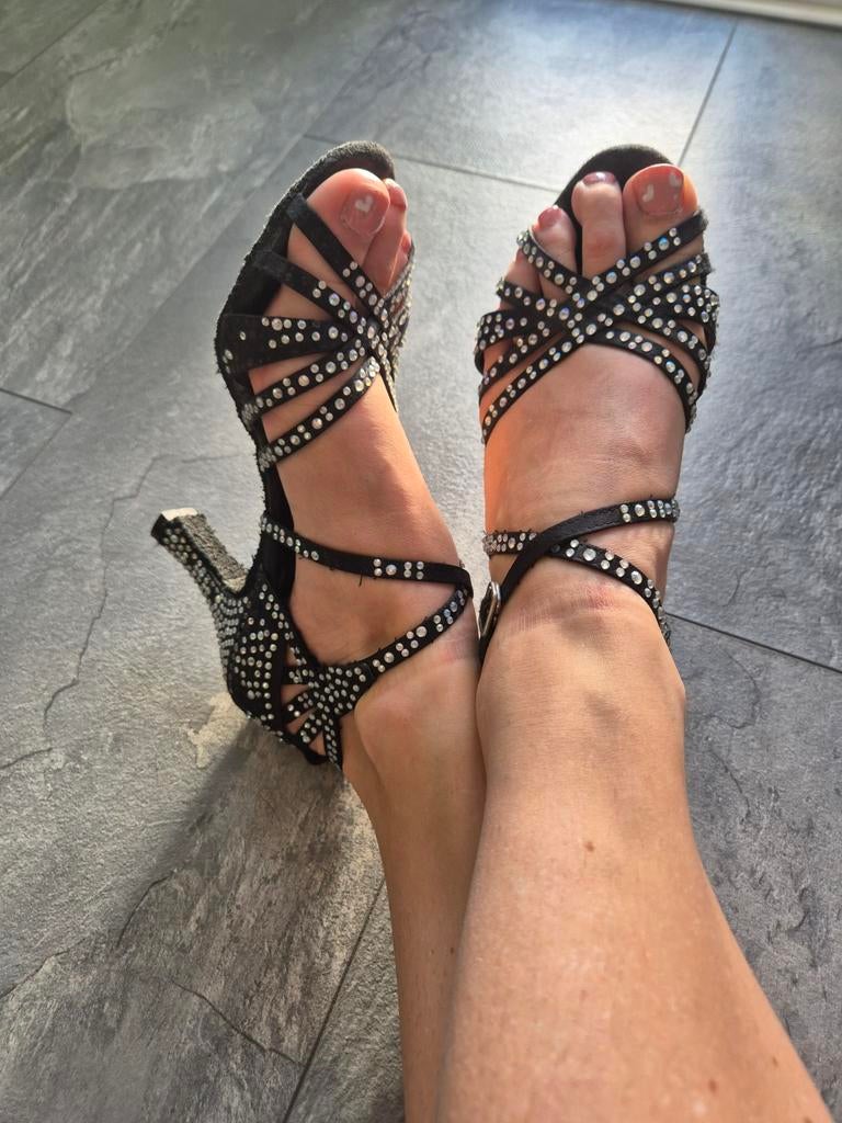 Gebruikte Latin Dansschoenen - Maat 39, Ophalen of Verzenden, Gebruikt, Schoenen