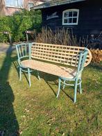 Prachtig origineel bankje van 2 cafestoelen, Ophalen