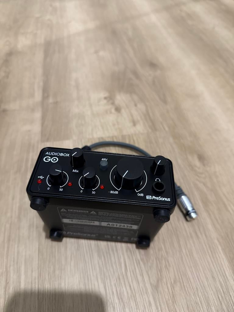 Presonus AudioBox GO - Compacte Audio Interface, Ophalen, Zo goed als nieuw, Minder dan 5 kanalen, Microfooningang