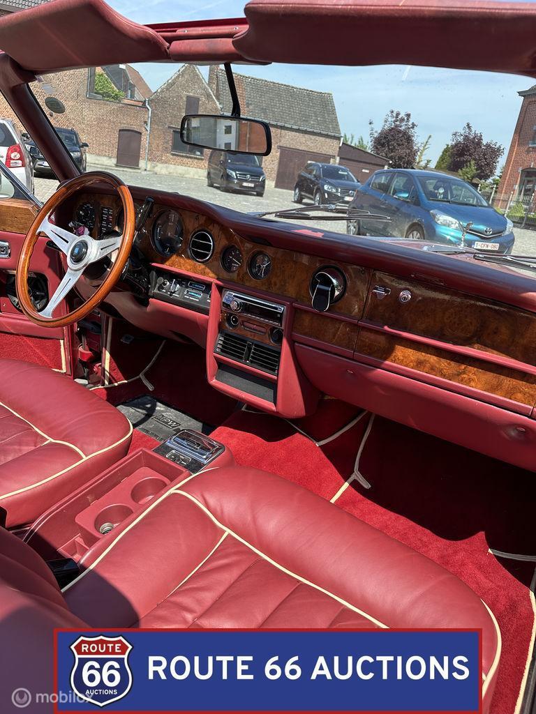 Rolls-Royce Corniche Cabriolet | 1978 | Route 66 Auctions, Auto's, Overige carrosserieën, Zwart, Bedrijf, Handgeschakeld