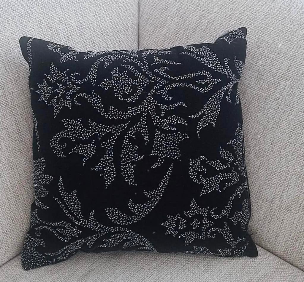 Diga Colmore kussens 45x45, Ophalen of Verzenden, Gebruikt, Zwart, Vierkant