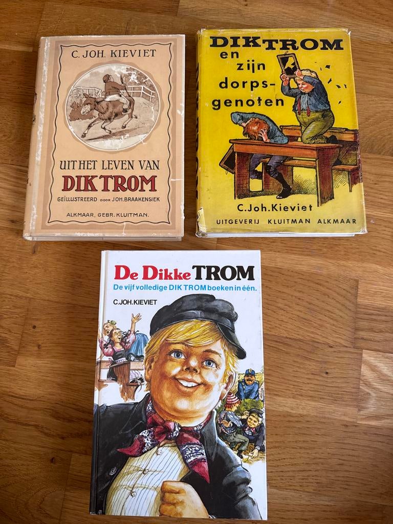 Oude Dik Trom boeken - C. Joh. Kieviet, Ophalen of Verzenden, Gelezen, Fictie algemeen