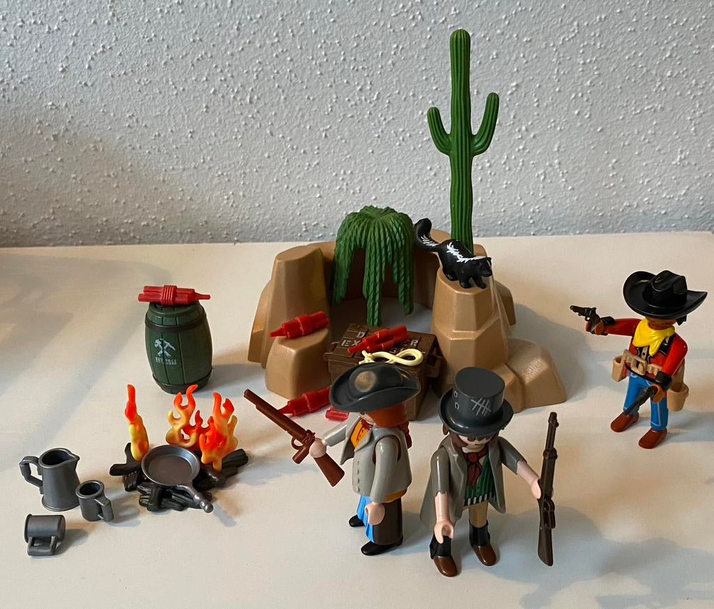 Playmobil 5250, Bandieten met schuilplaats., Kinderen en Baby's, Speelgoed | Playmobil, Ophalen of Verzenden, Zo goed als nieuw