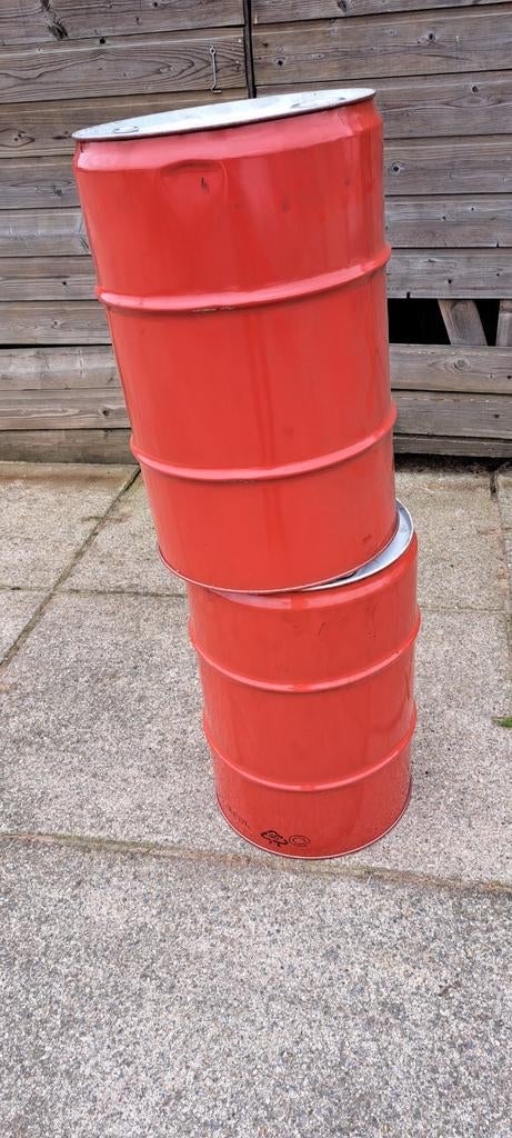 Lege 60 liter olievaten, Tuin en Terras, Ophalen of Verzenden