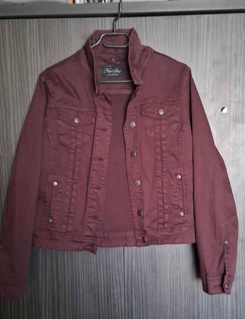 New Star Denim jacket bordeaux, Kleding | Dames, Jassen | Zomer, Overige kleuren, Maat 46/48 (XL) of groter, Ophalen of Verzenden