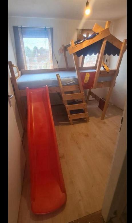 Wickey crazy hutty hoogslaper met glijbaan, Ophalen, Gebruikt, Hoogslaper